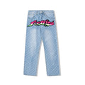 LOUIS VUITTON Logo Baggy Denim Pants