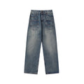 BALENCIAGA Dark blue denim Balloon fit jeans