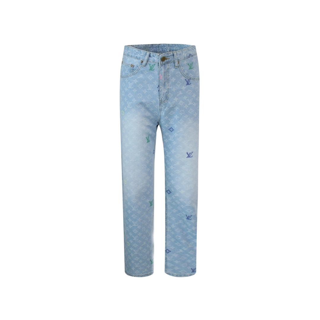 LOUIS VUITTON Monogram Denim Pants