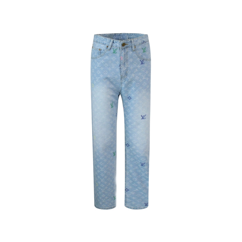 LOUIS VUITTON Monogram Denim Pants