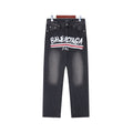 BALENCIAGA Men’s Black Outline Jeans