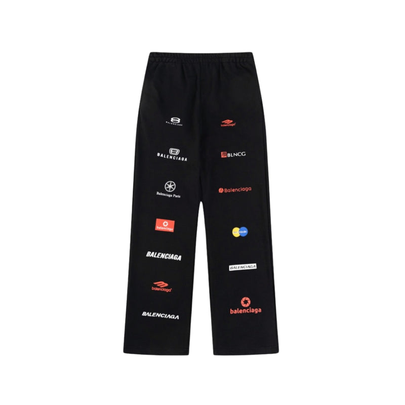 BALENCIAGA Black Top League Sweat pants