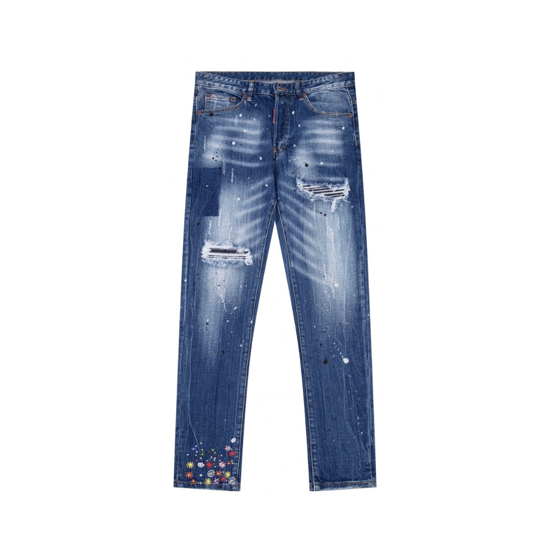 DSQUARED2 Men Blue Denim Jeans