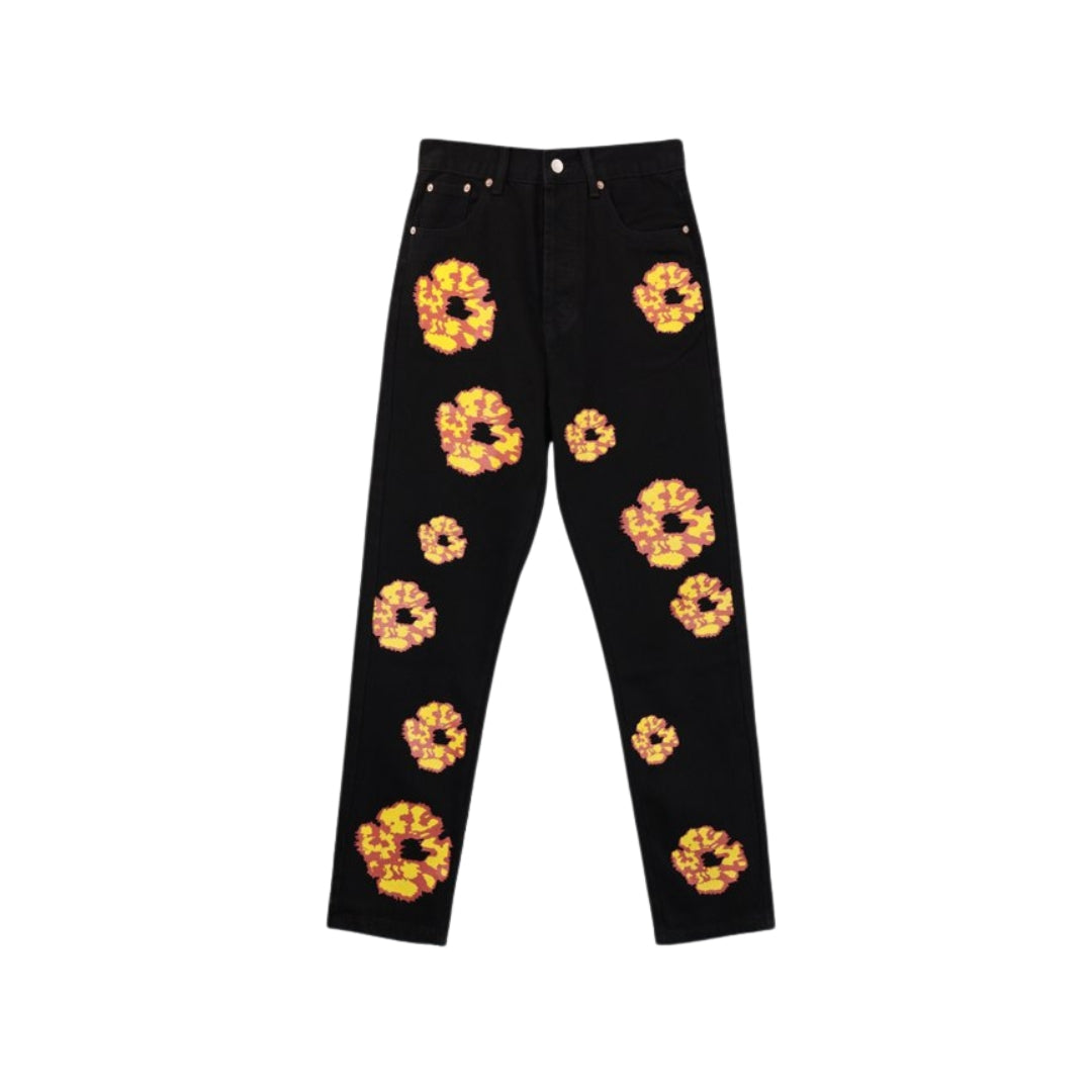 DENIM TEARS Offset Floral Print Jeans