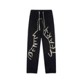 DENIM TEARS Pants Skeleton Print Black