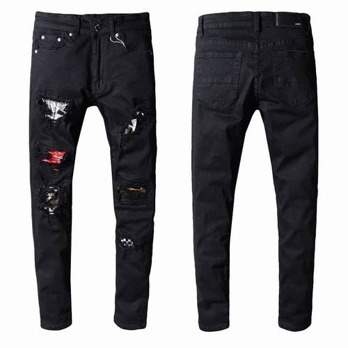 AMIRI Bandanna Rip Jeans