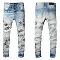AMIRI Men’s Pleated Biker Jeans