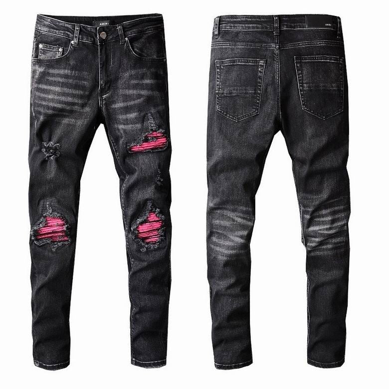 AMIRI Men’s Distressed Stretch Ripped