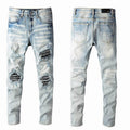 AMIRI Playboy Ripped Effect Skinny Jean