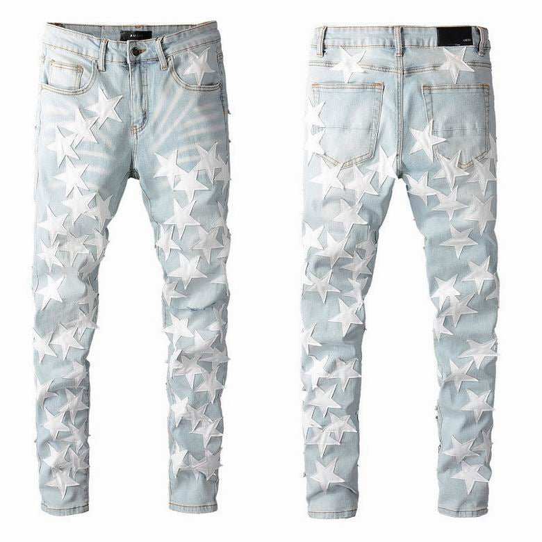 AMIRI Star Fashion Jeans Elastic Slimjeans