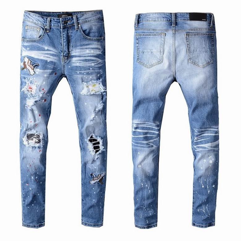 AMIRI Crane Embroidery Jeans