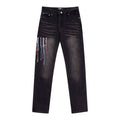 AMIRI Black Straight-Fit Jeans “Paint Drip Logo