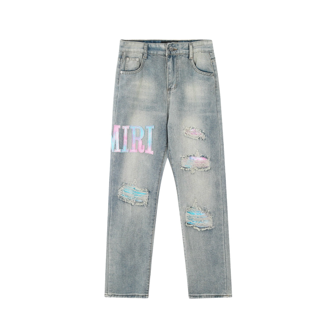 AMIRI Blue Print Jeans