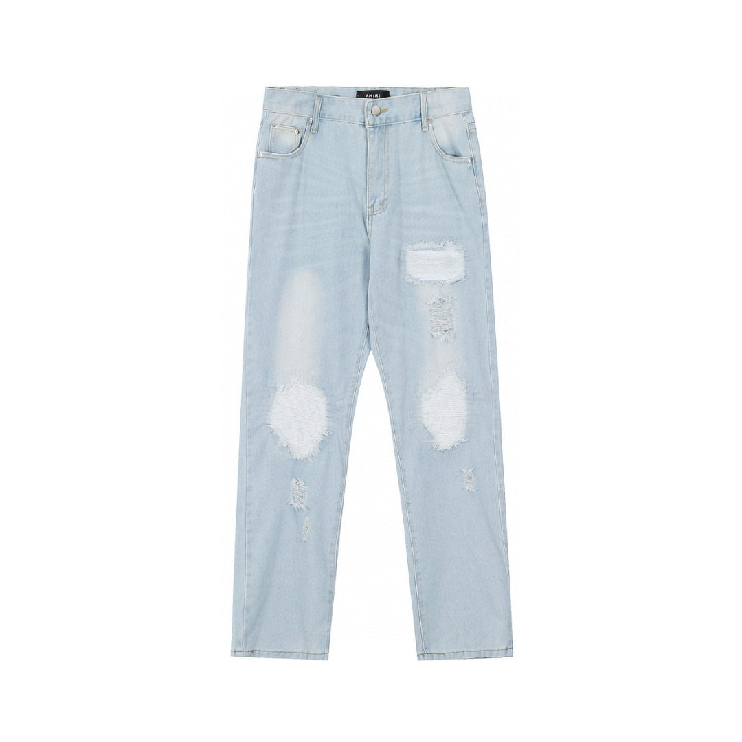 AMIRI Patchwork Embroidered Jeans