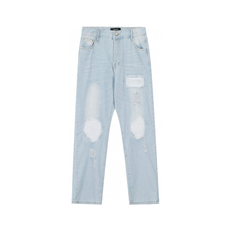 AMIRI Patchwork Embroidered Jeans