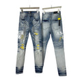 AMIRI Slim Fit Jeans with Distressed