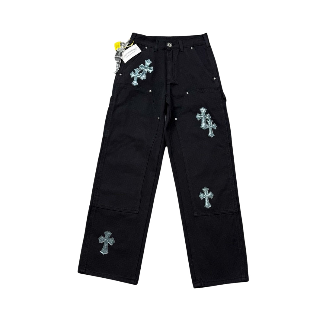 CHROME HEARTS Saoya  Jeans Logo – Black