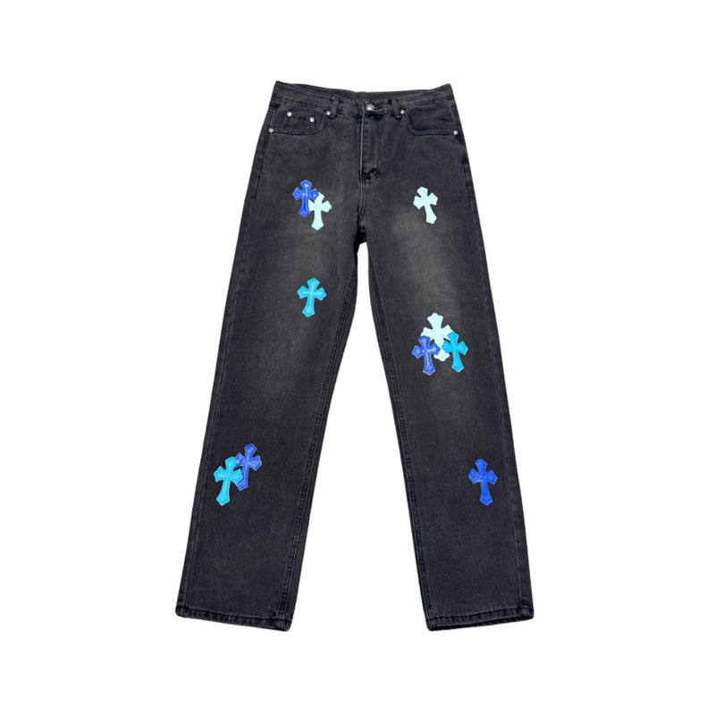 CHROME HEARTS Saoya Patch Jeans Black