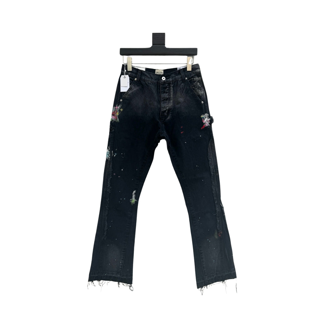 Gallery Dept. Pantaloni Patchwork Schizzati D’Inchiostro