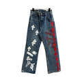 CHROME HEARTS Pantaloni Di Jeans Blu