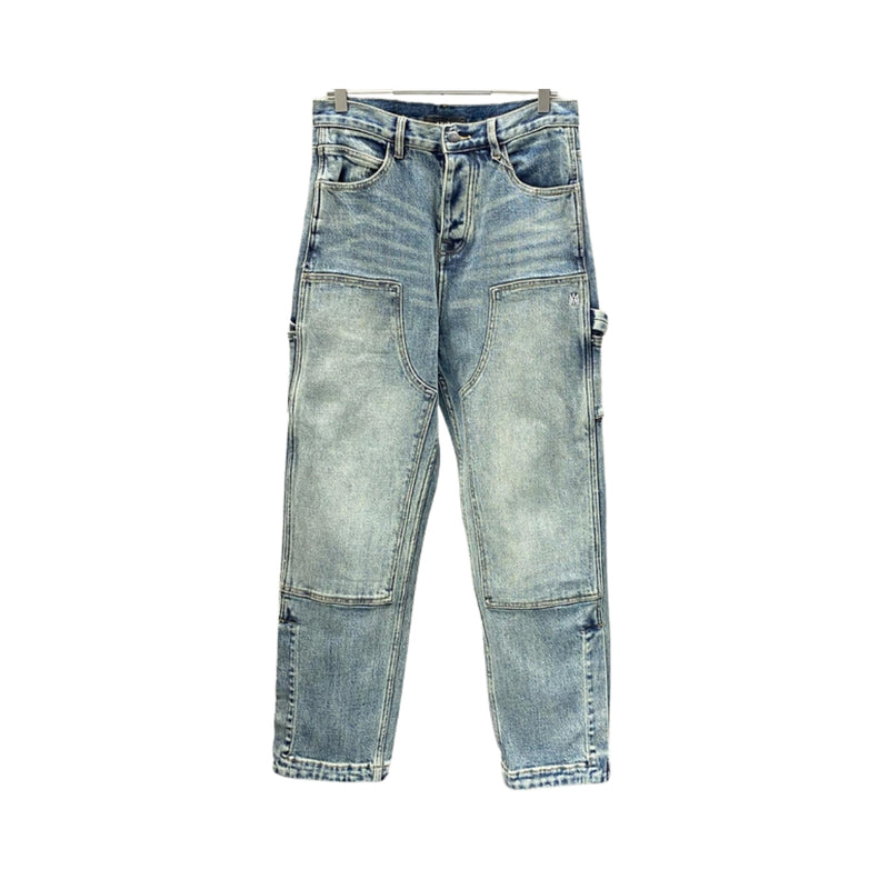 AMIRI Denim doppio ginocchio – lavaggio chiaro
