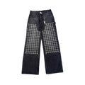 AMIRI Doppio Ginocchio Con Cuciture Nere Pantaloni