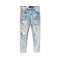 DSQUARED2 Schizzati Di Vernice E Strappati Blu Jeans