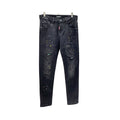 DSQUARED2 Riparati Con Pittura Multicolore Neri Jeans