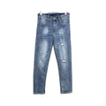Fendi Skinny Strappati Blu