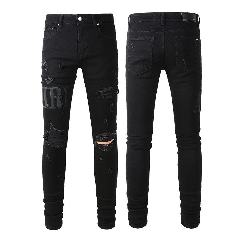 AMIRI Men’s Skinny Fit Ripped Jeans