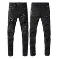 AMIRI Ripped Painted Jeans