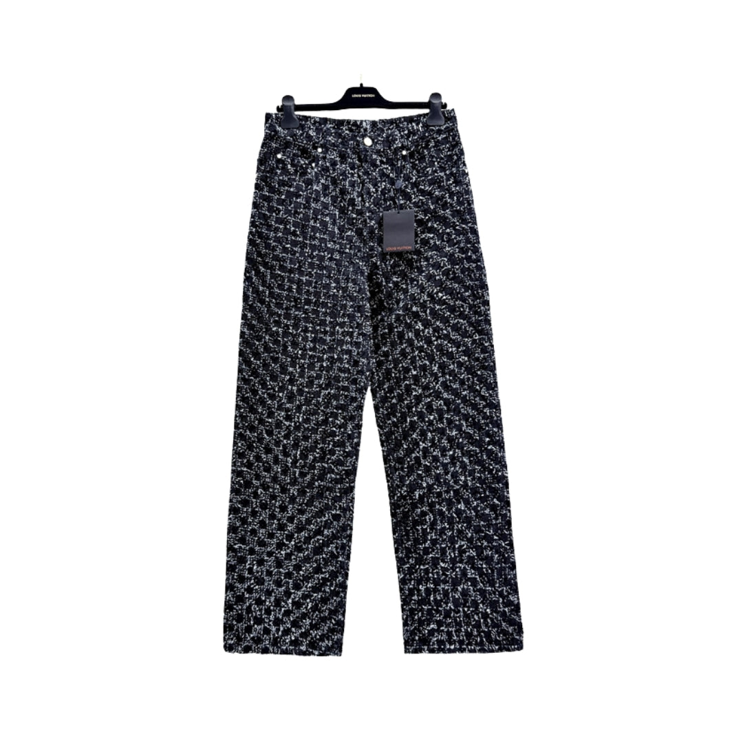 LOUIS VUITTON kate Denim Monogramma Floccato