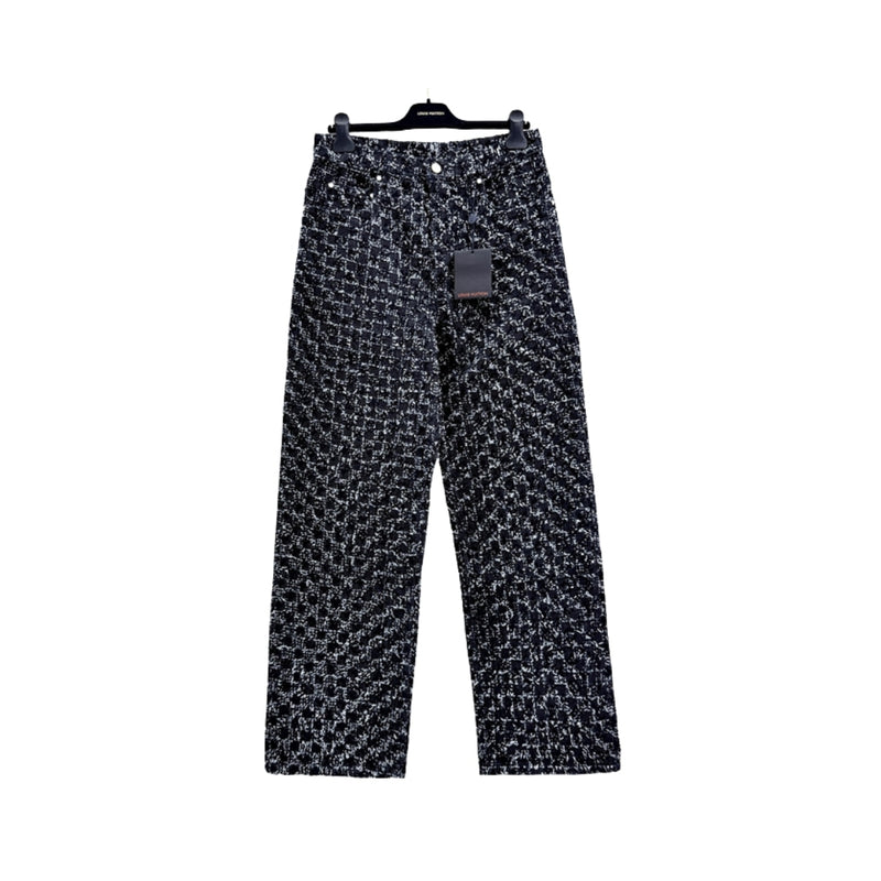LOUIS VUITTON kate Denim Monogramma Floccato