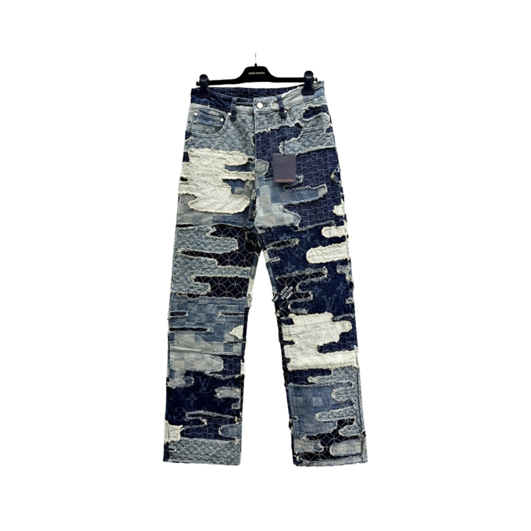 LOUIS VUITTON Skate Denim Patchwork