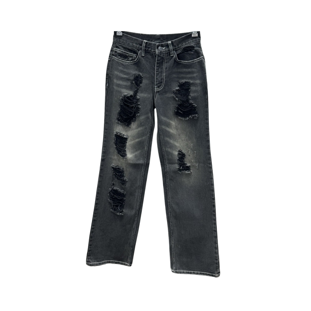 BALENCIAGA Fit Largo Effetto Usato Strappato