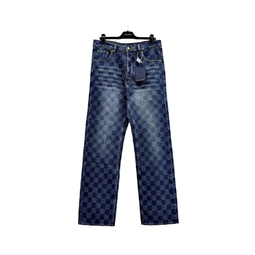 LOUIS VUITTON Damier Denim Skate