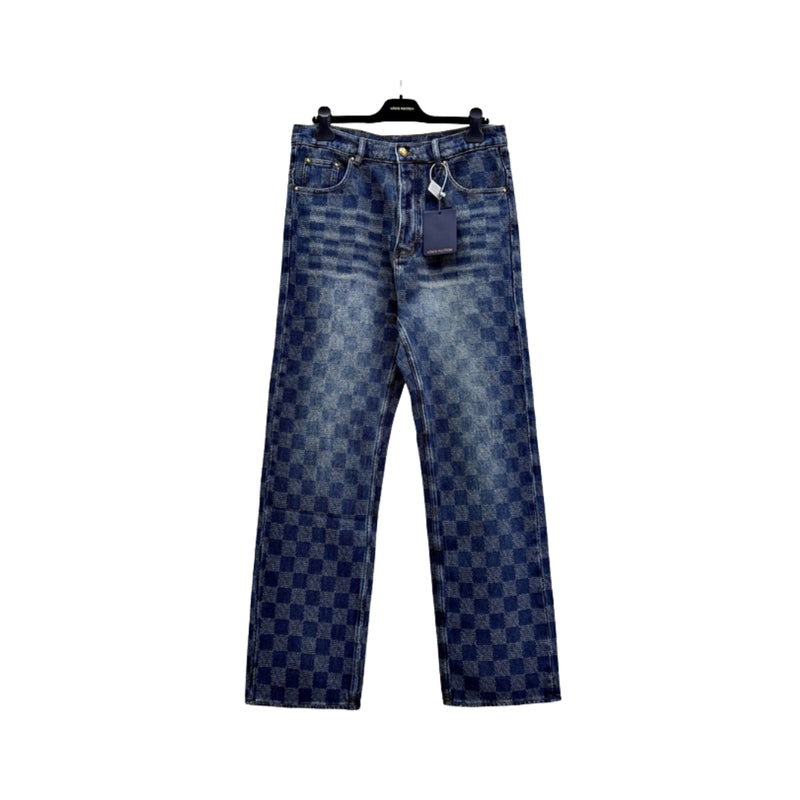 LOUIS VUITTON Damier Denim Skate