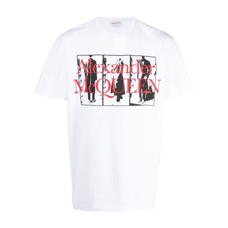Alexander McQueen graphic print T-Shirt in white