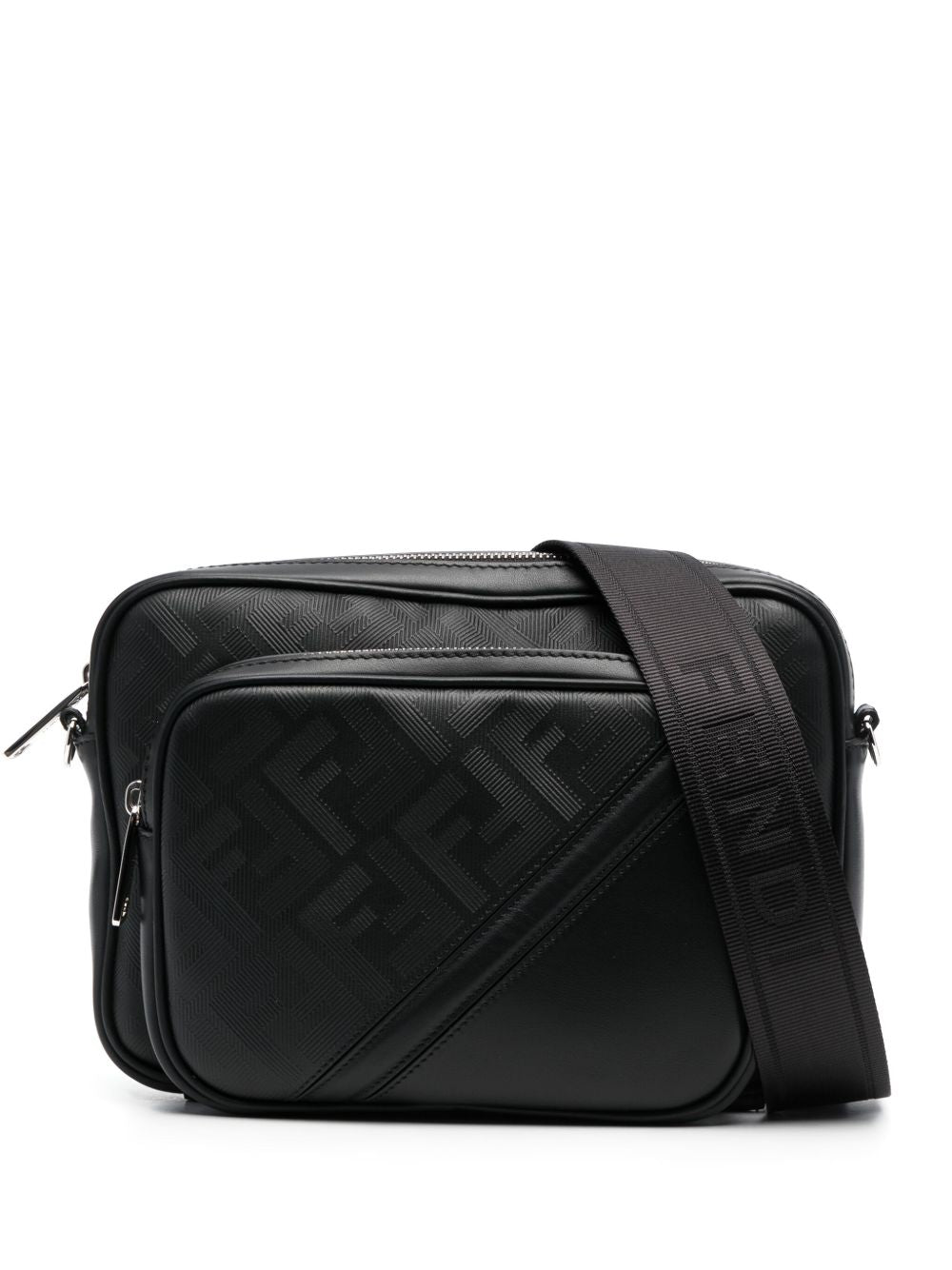 Fendi Shadow Diagonal Messenger Bag – Black