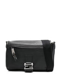 Fendi Flux Leather Buckle Messenger Bag