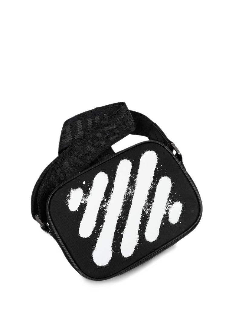 Off-White Diagonal Spray Camera Bag