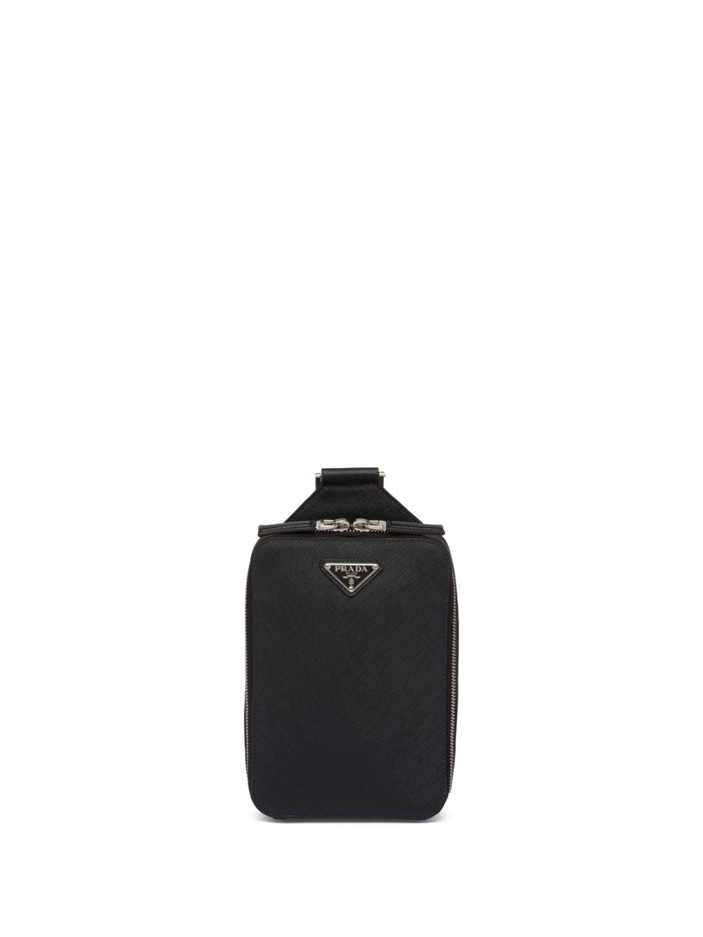 Prada Brique Leather Crossbody Bag – Black