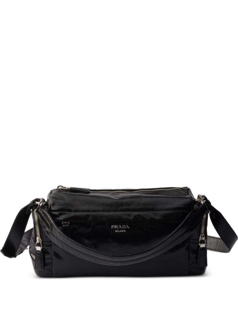Prada Leather Shoulder Bag – Black