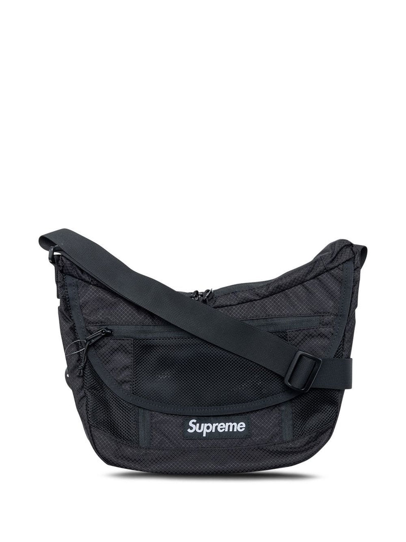 Supreme Logo Patch Shoulder Bag – Black