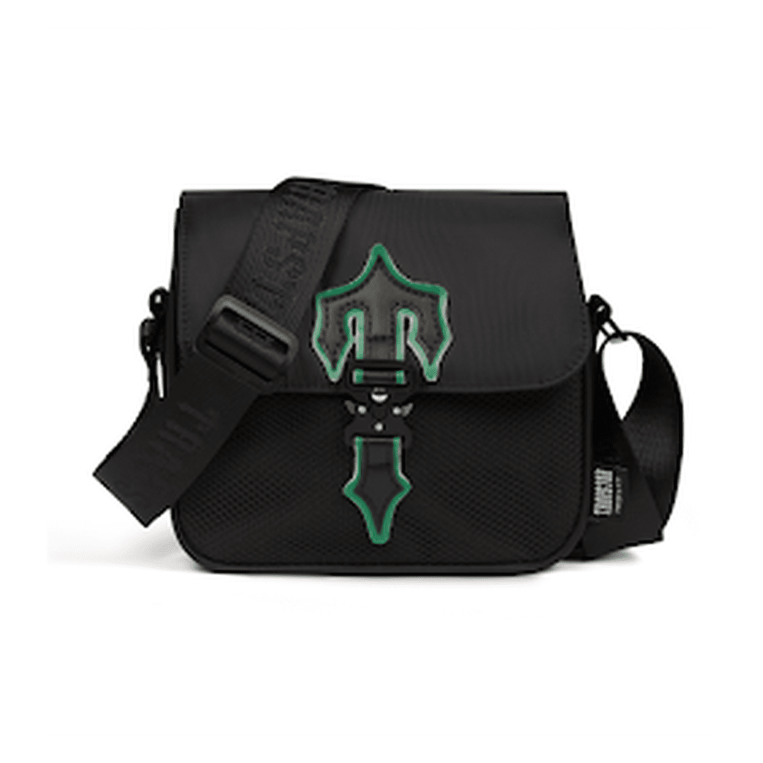 Trapstar Messenger Bag 1.0 - Black/Green