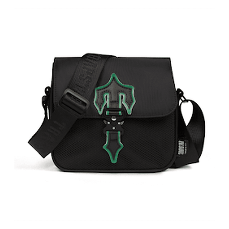 Trapstar Messenger Bag 1.0 - Black/Green