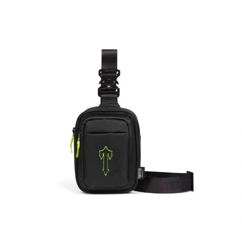 Trapstar Fracture Irongate T Bag - Black/Lime