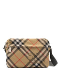 Burberry Equestrian Knight Check Messenger Bag – Beige