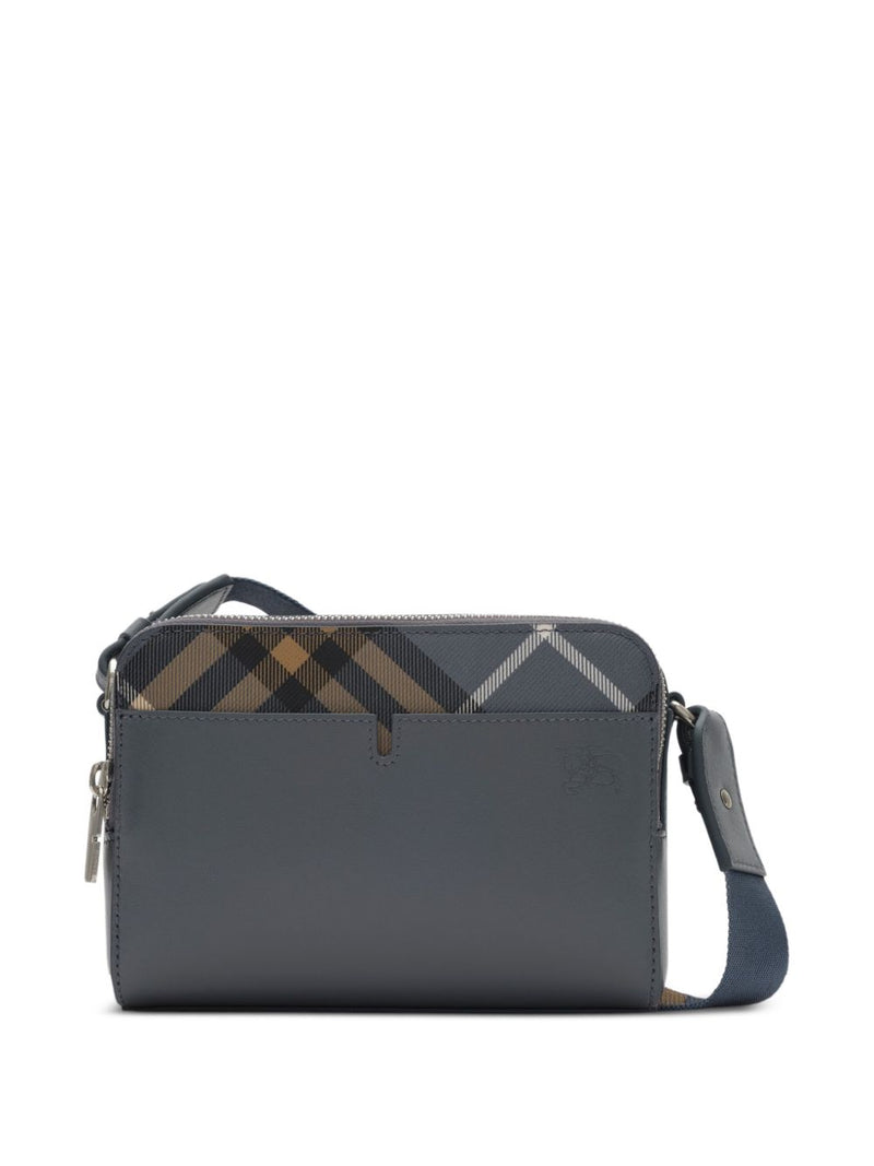 Burberry Pop Check Crossbody Bag – Grey