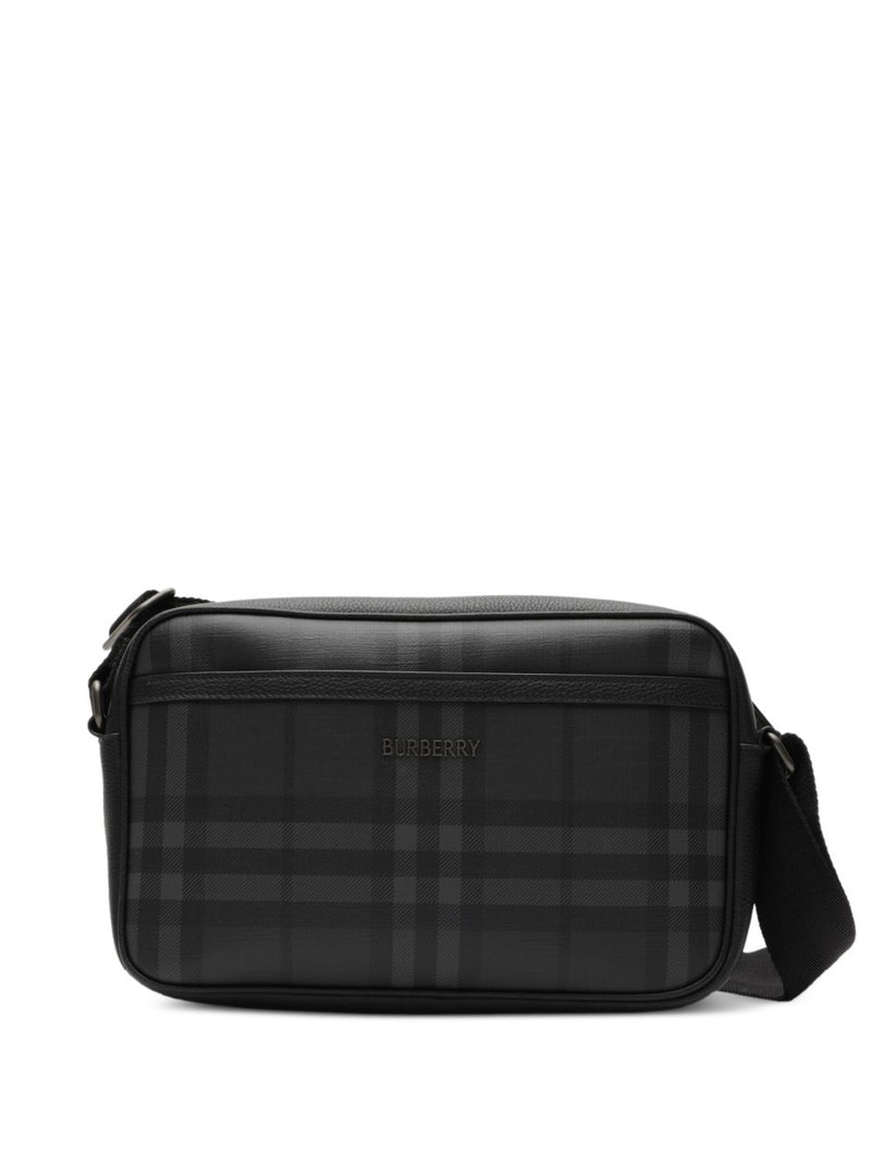 Burberry City Check Crossbody Bag – Black
